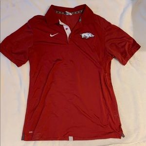 Nike Arkansas Razorback polo.
